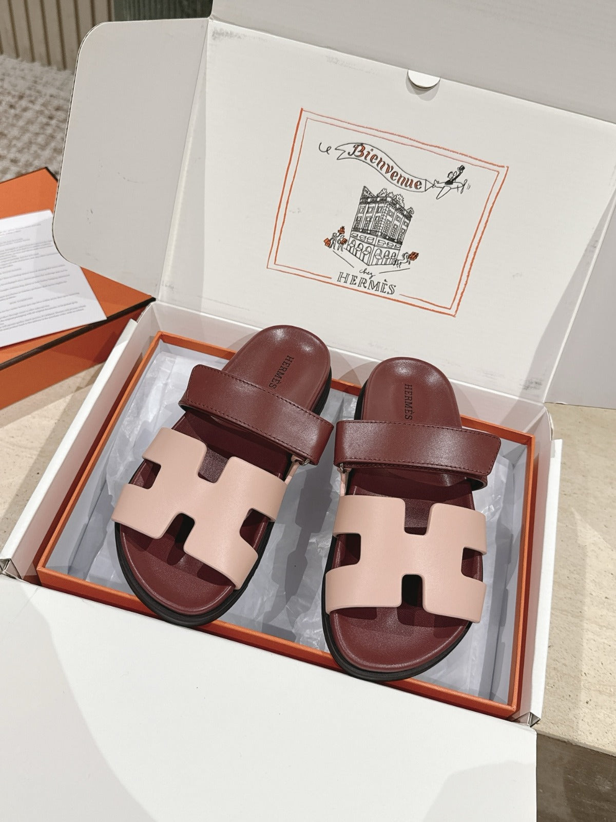 Women's Beige Perlino / Rouge HC Sandal