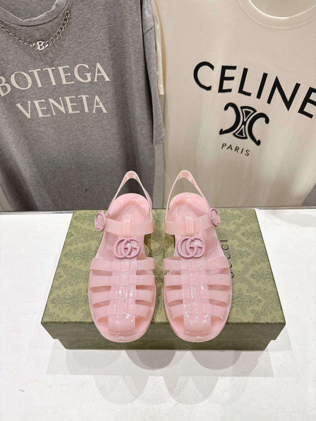 Pink Rubber Sandal