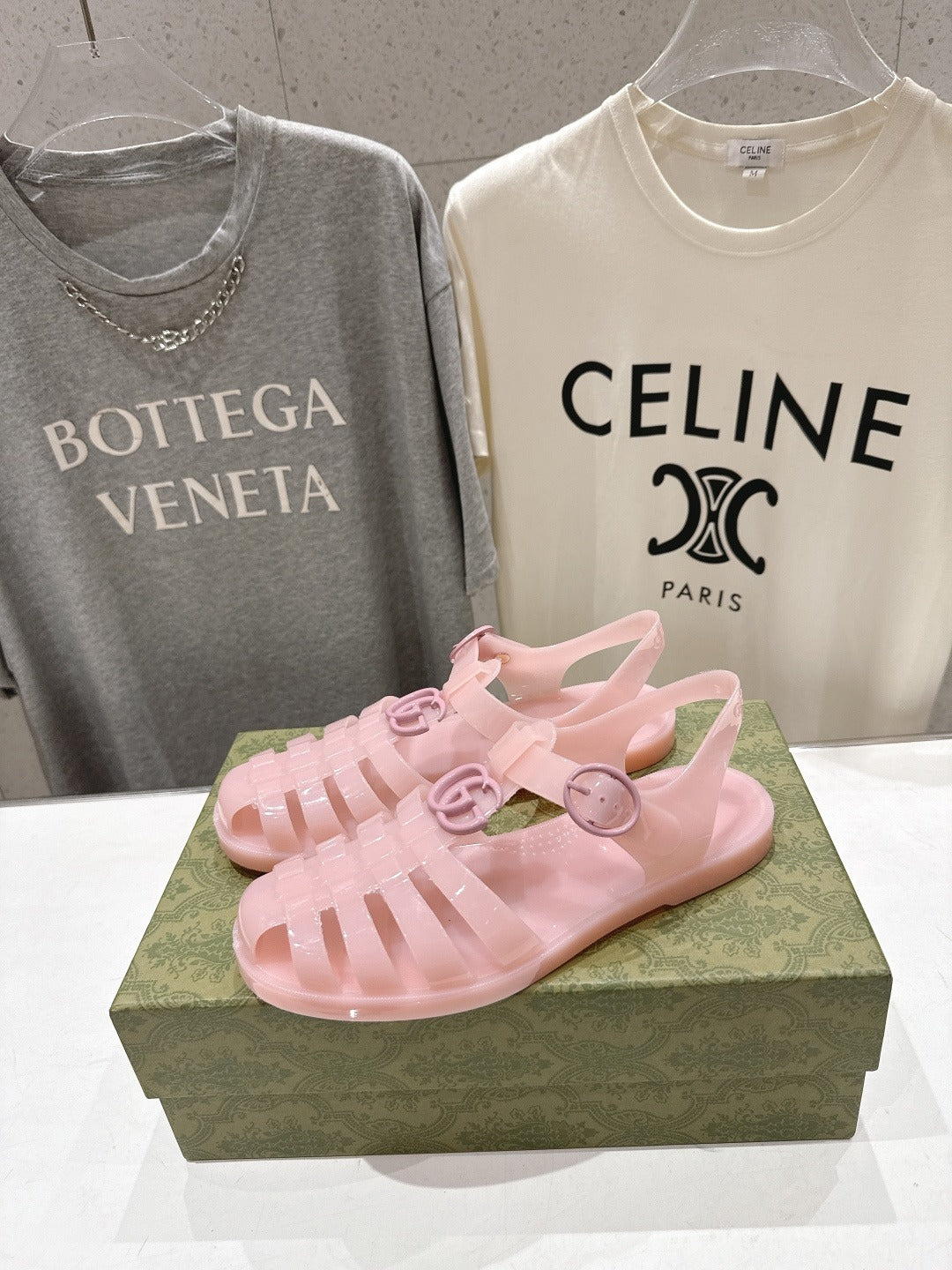 Pink Rubber Sandal