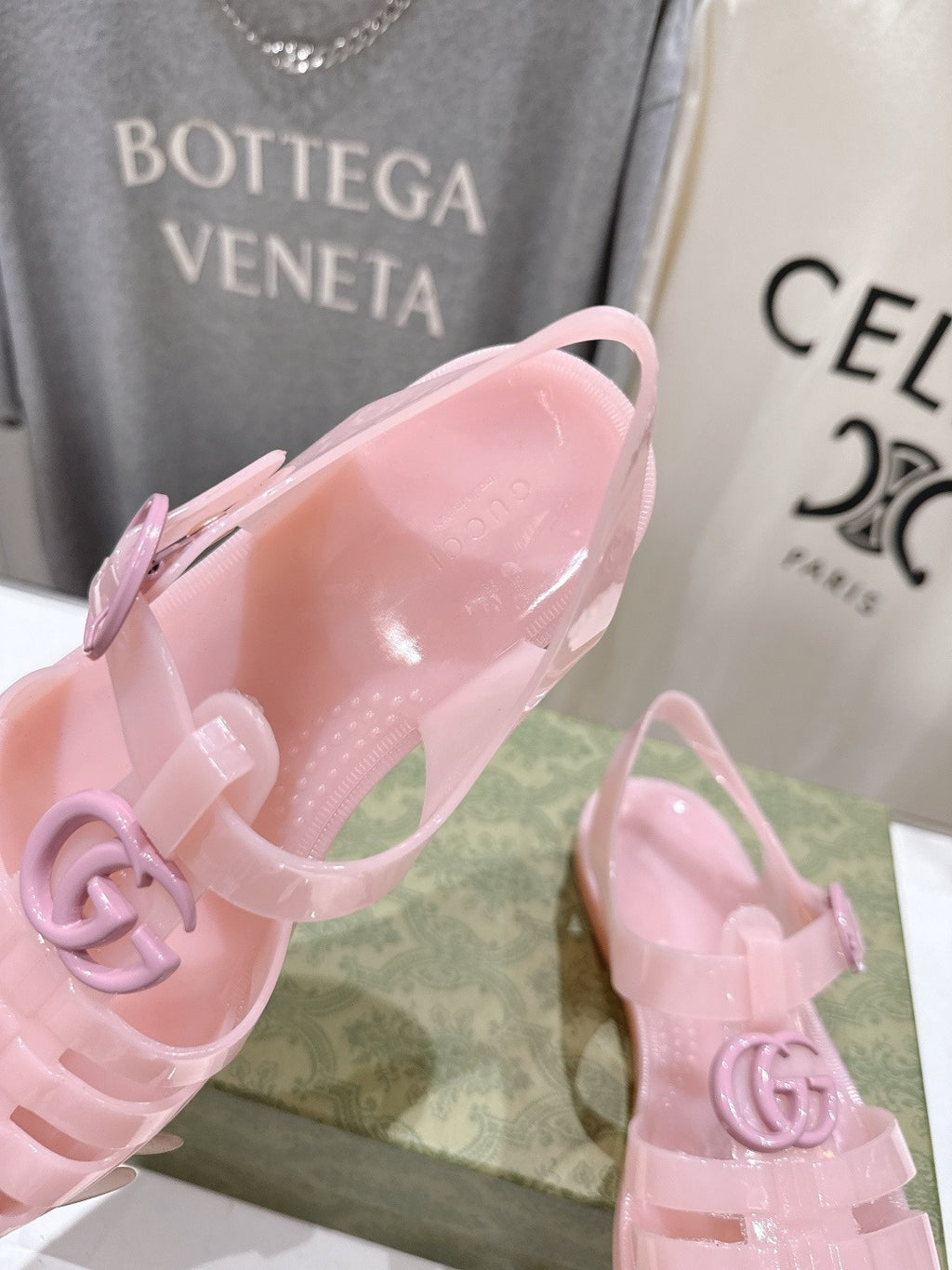 Pink Rubber Sandal