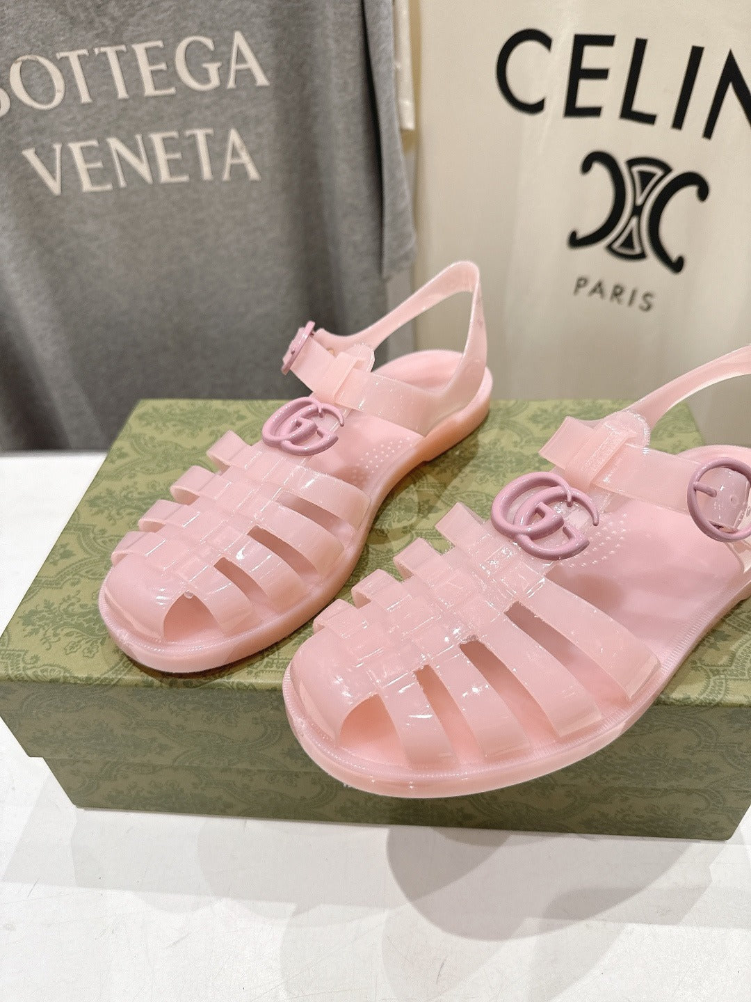 Pink Rubber Sandal