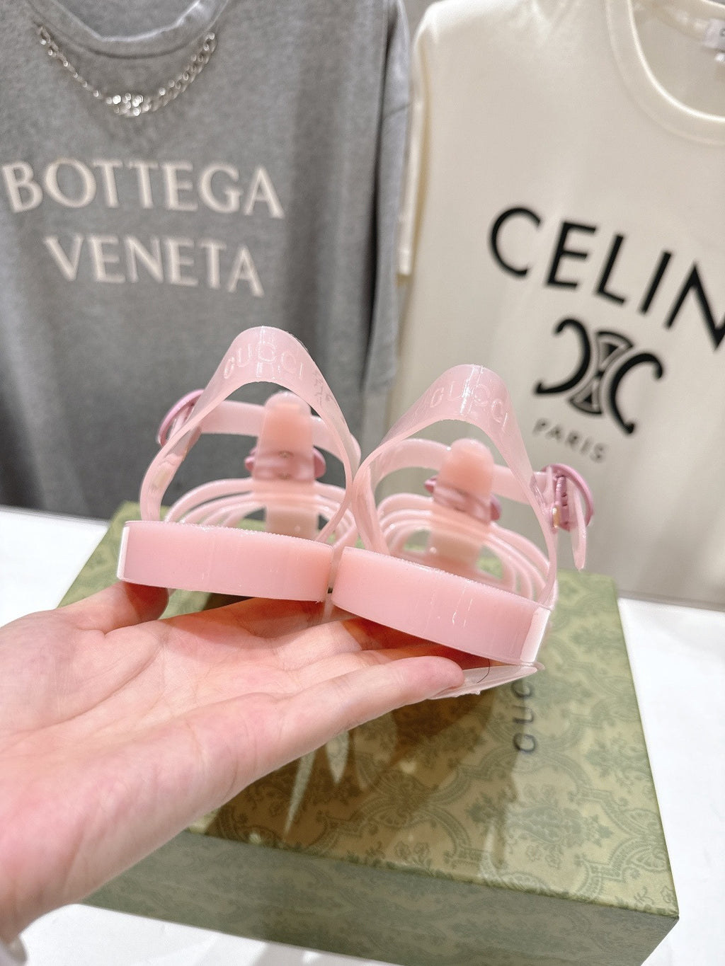Pink Rubber Sandal