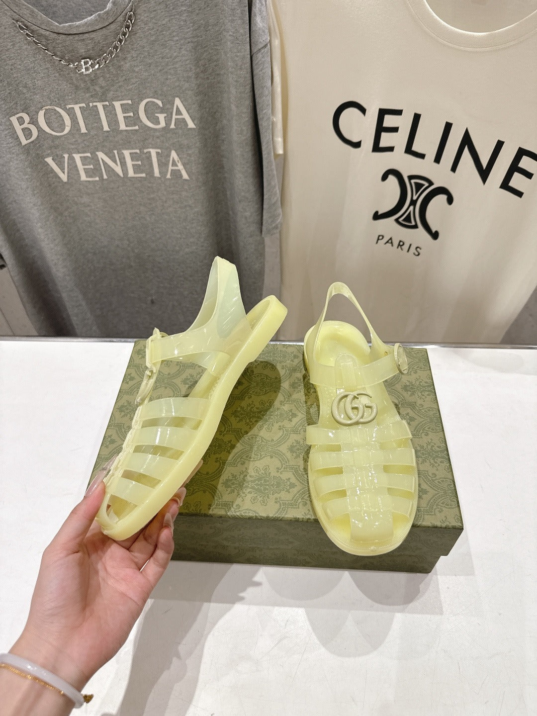 Yellow Rubber Sandal