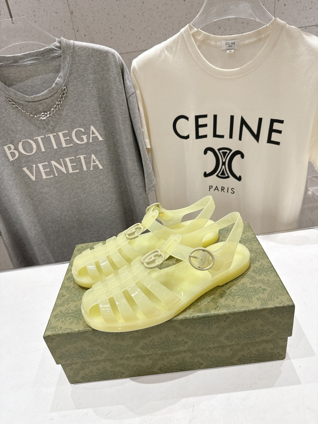 Yellow Rubber Sandal