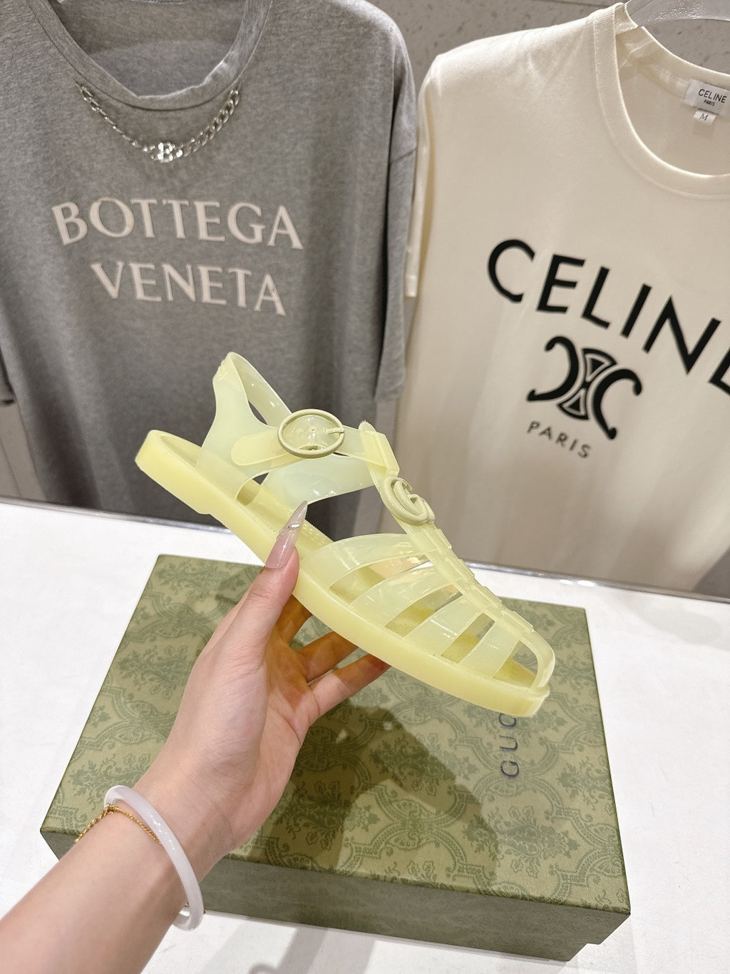 Yellow Rubber Sandal
