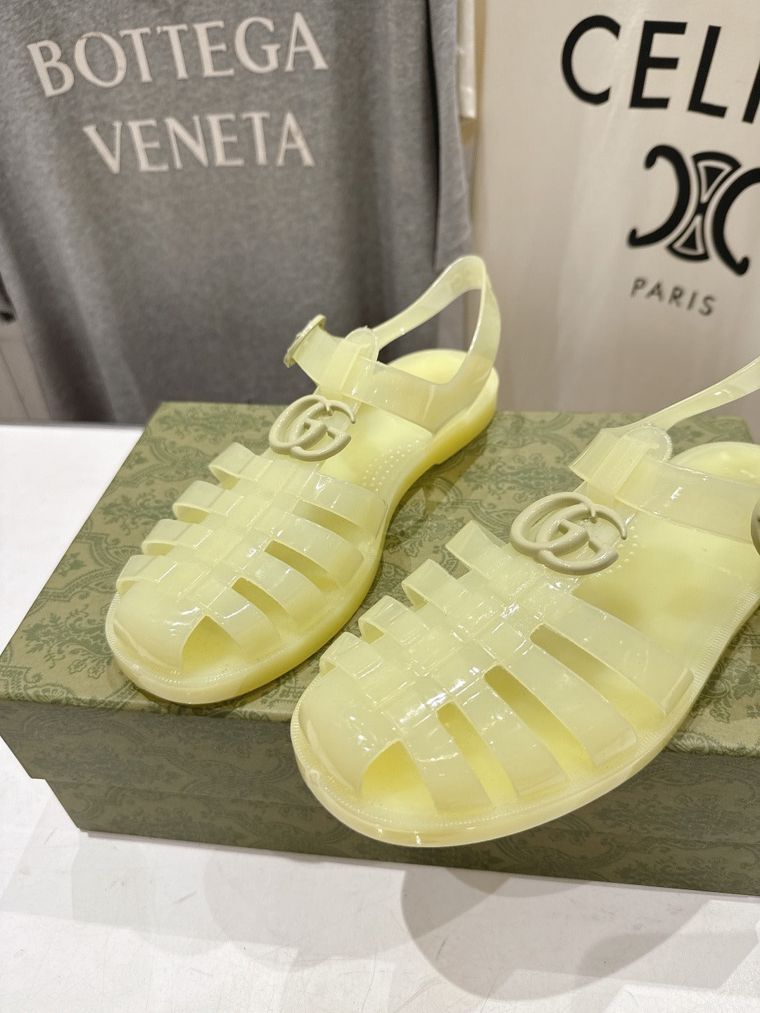 Yellow Rubber Sandal
