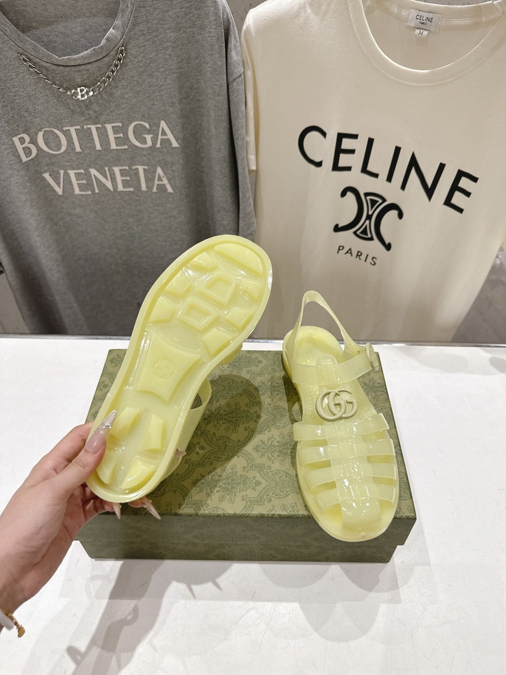 Yellow Rubber Sandal