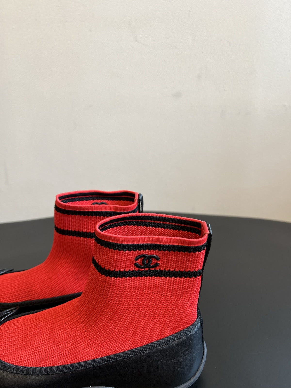 Black & Red Trainers