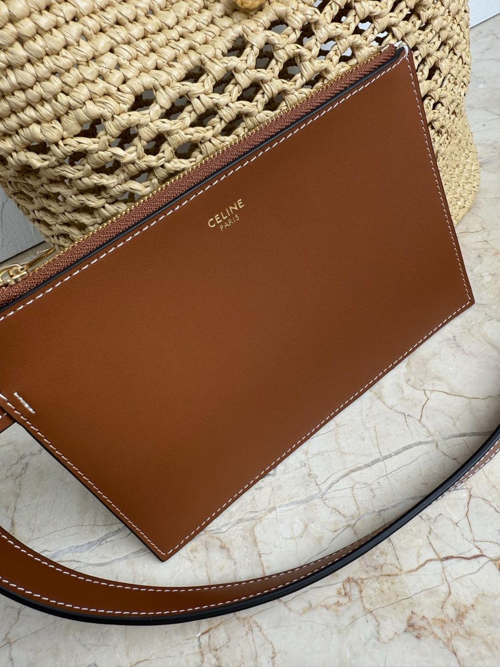 Natural/Tan Medium Louise Bucket