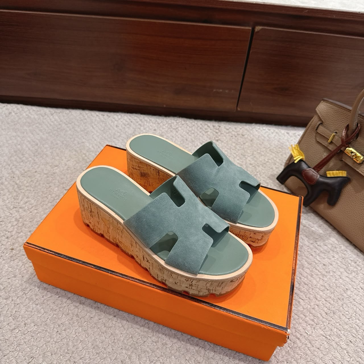 Vert Cèdre Eze 30 Sandal