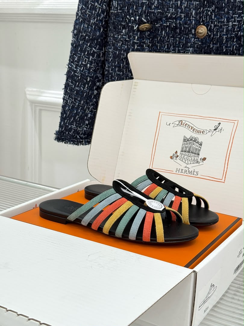 Multicolore Noir Noria Sandal
