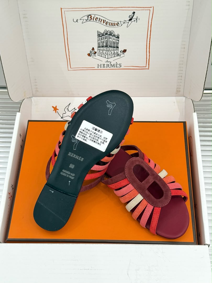 Multicolore Rouge H Noria Sandal