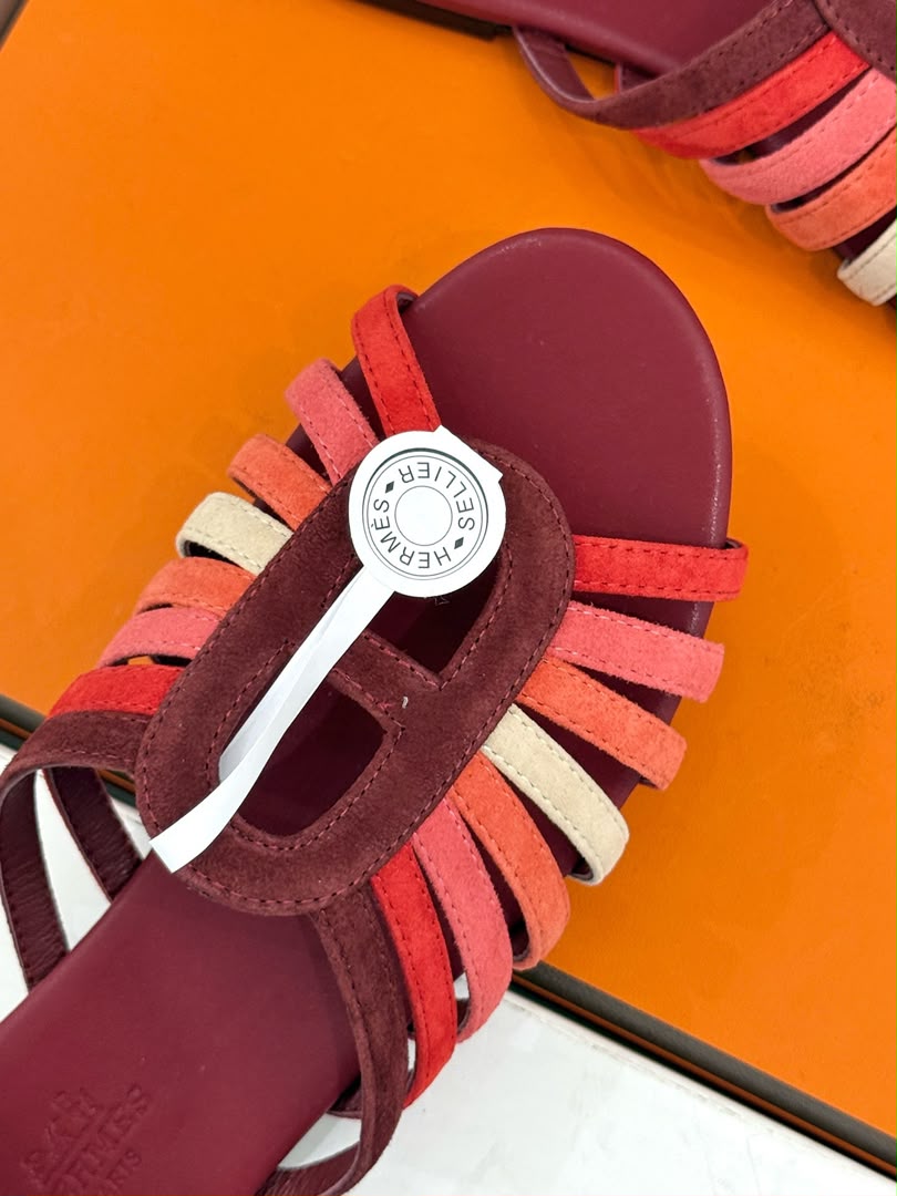 Multicolore Rouge H Noria Sandal