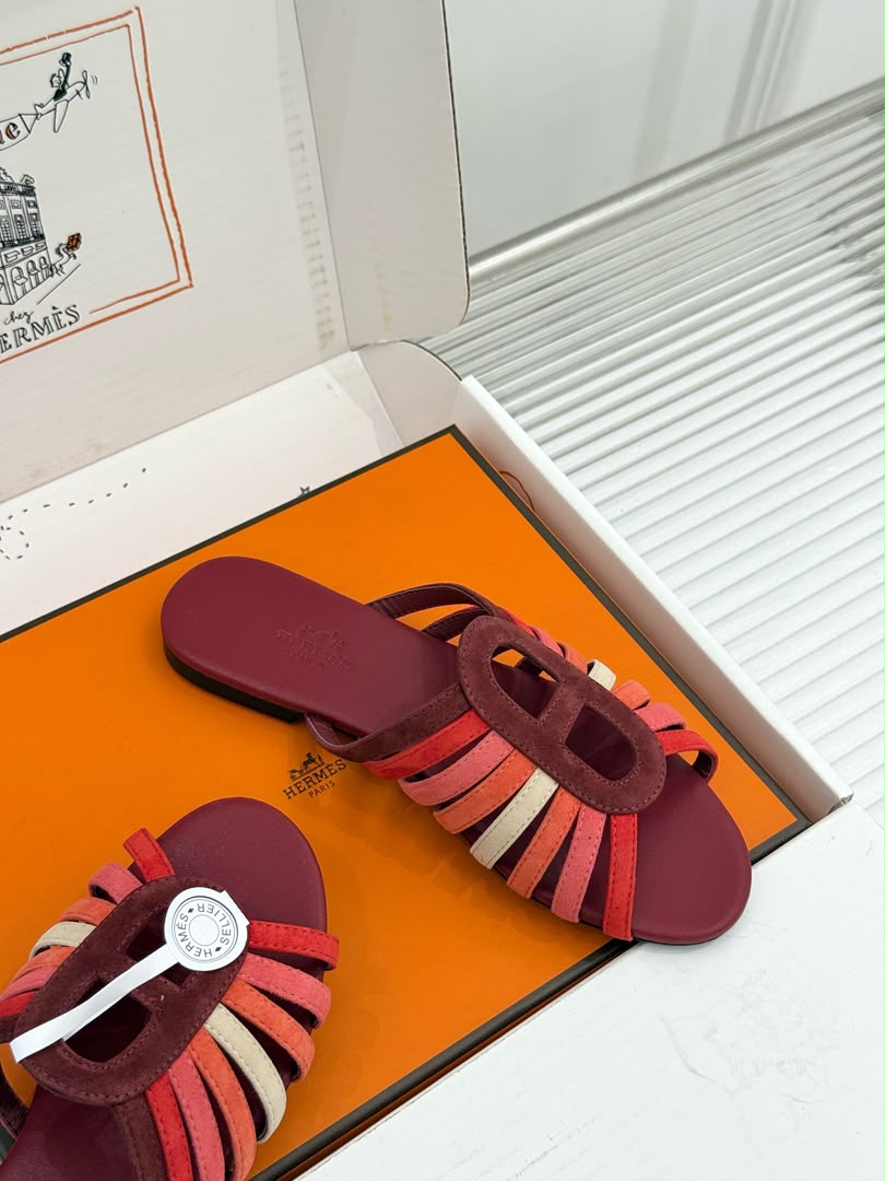 Multicolore Rouge H Noria Sandal