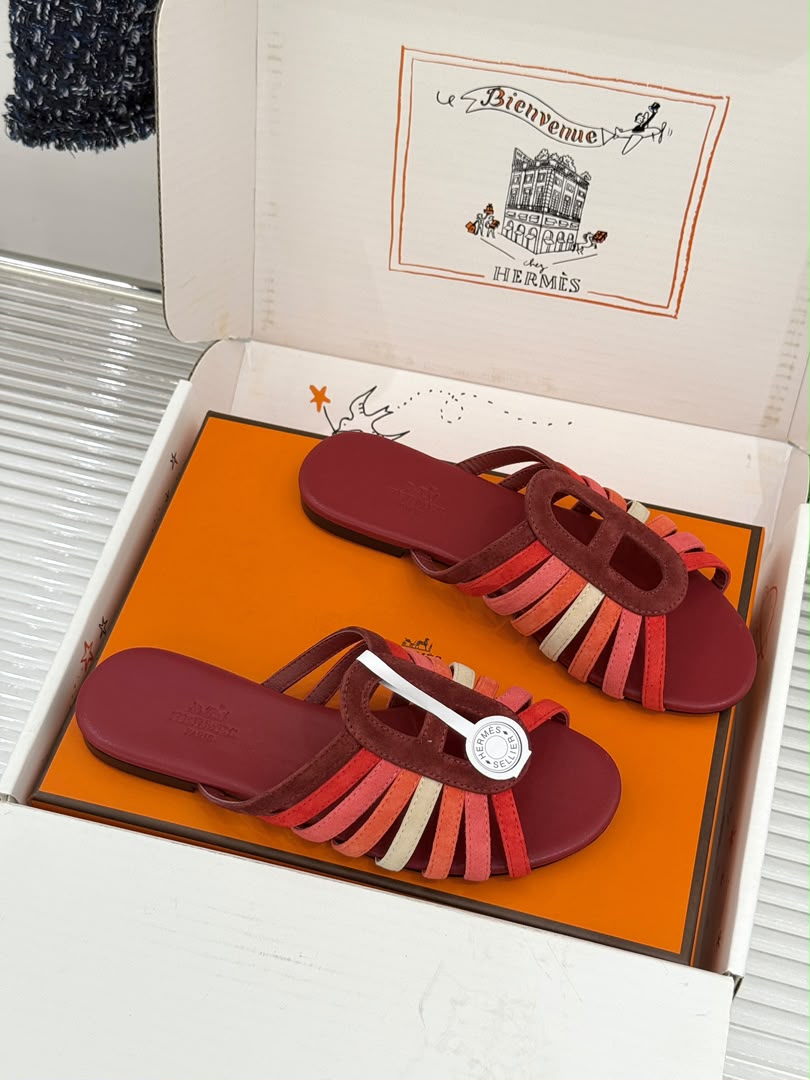 Multicolore Rouge H Noria Sandal