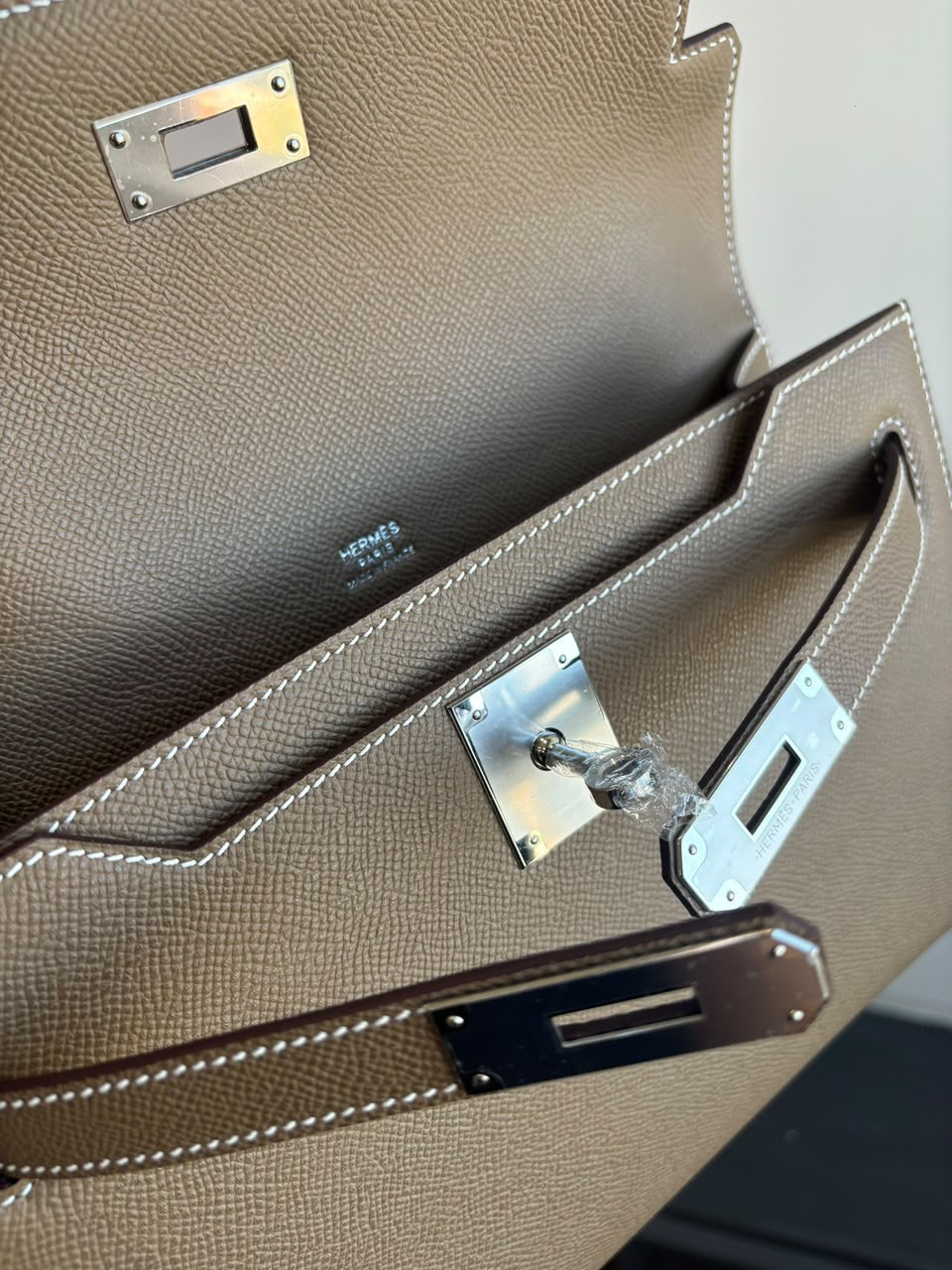 Etoupe Kelly Dépêches 25 Pouch