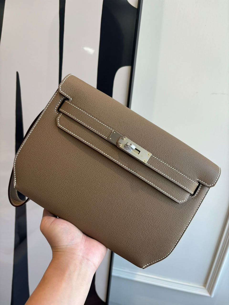 Etoupe Kelly Dépêches 25 Pouch