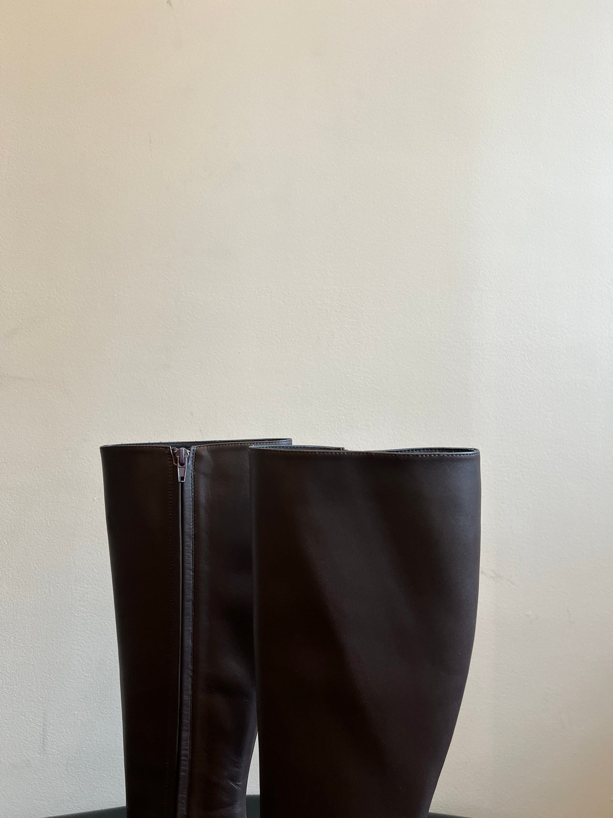 Brown 77 Boots In Smooth Leather - 7