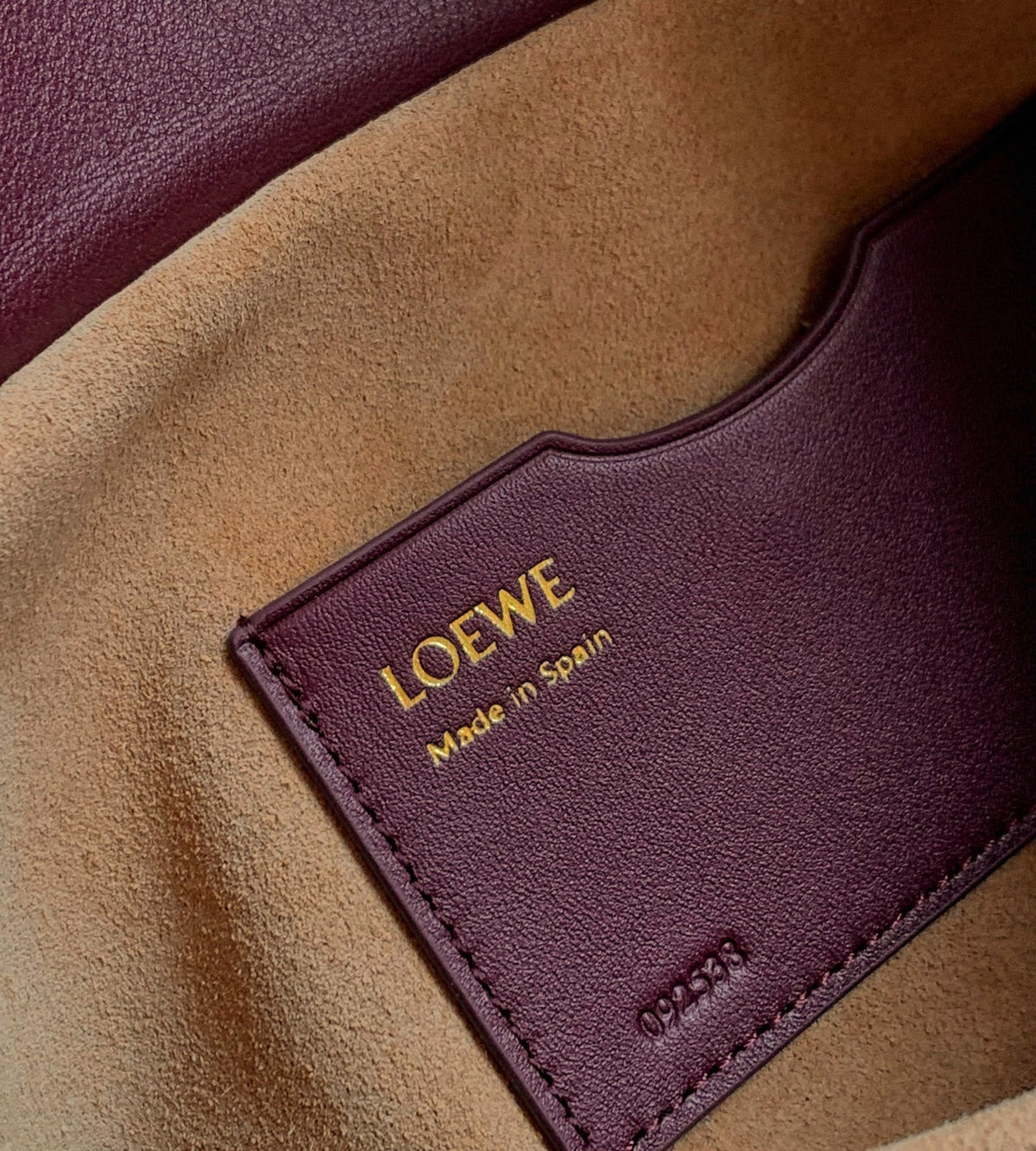 Dark Burgundy Medium Ola Bag In Leather