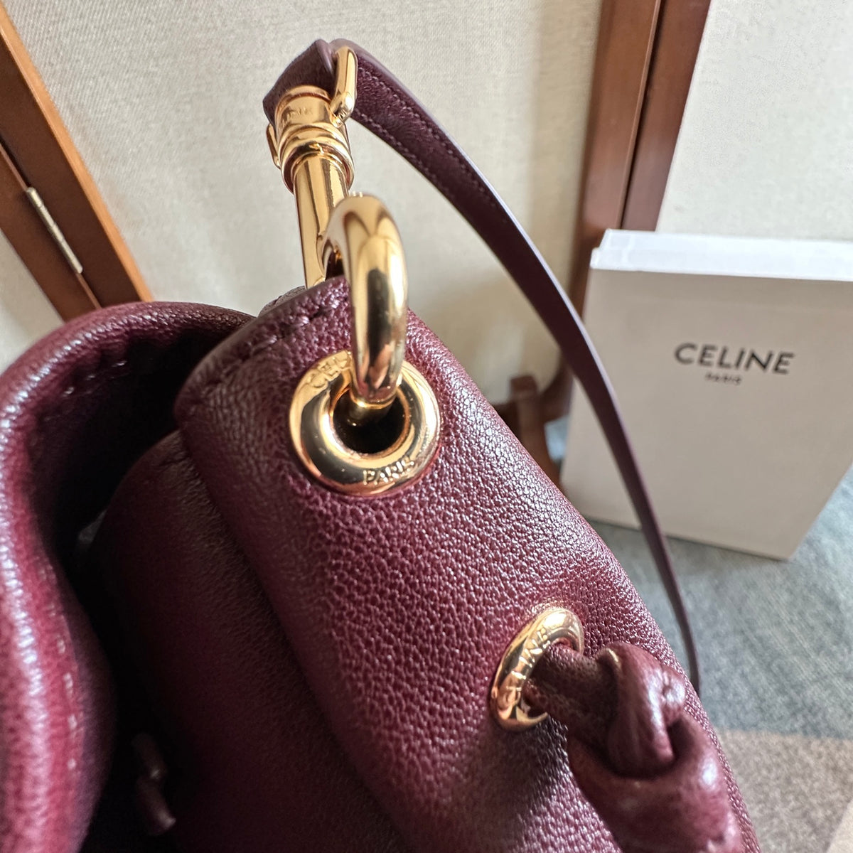 Syrah Soft Triomphe Halfmoon In Leather - 8