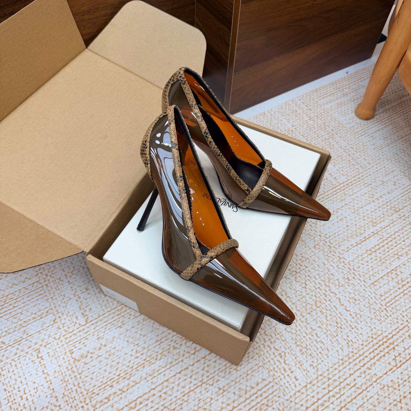 Dark Macadamia Brigitte Pumps