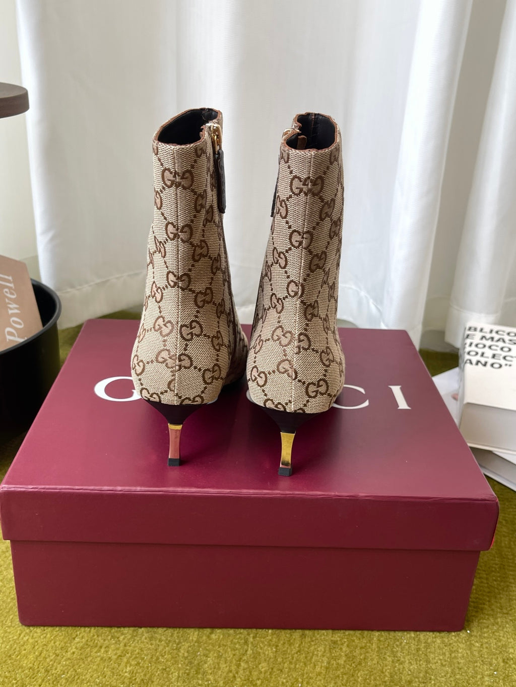 Sand & Dark Brown  Bombshell bootie