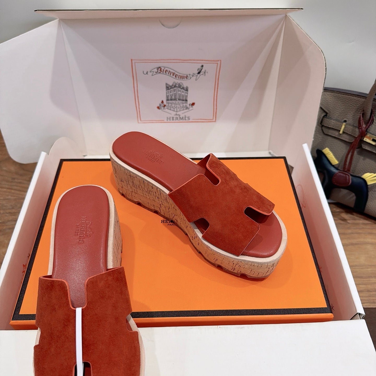 Marron Brique Eze 30 Sandal