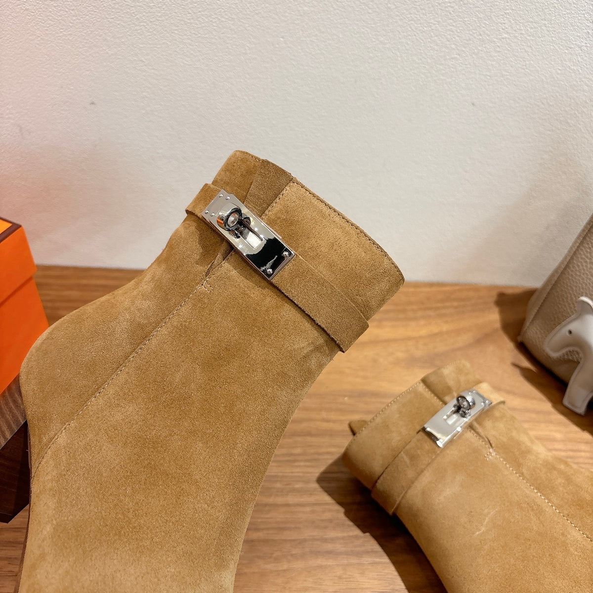 Beige Albâtre Saint Germain Ankle Boot