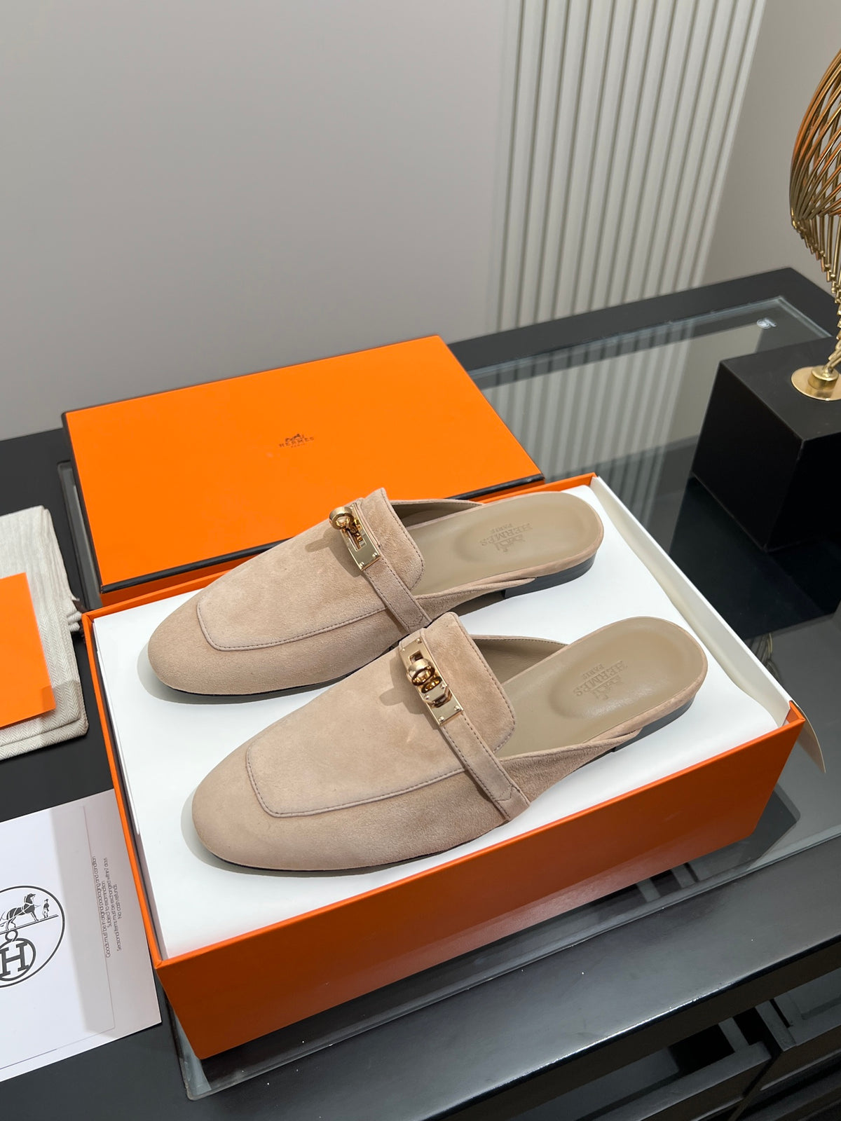 Beige Sable Oz Mule