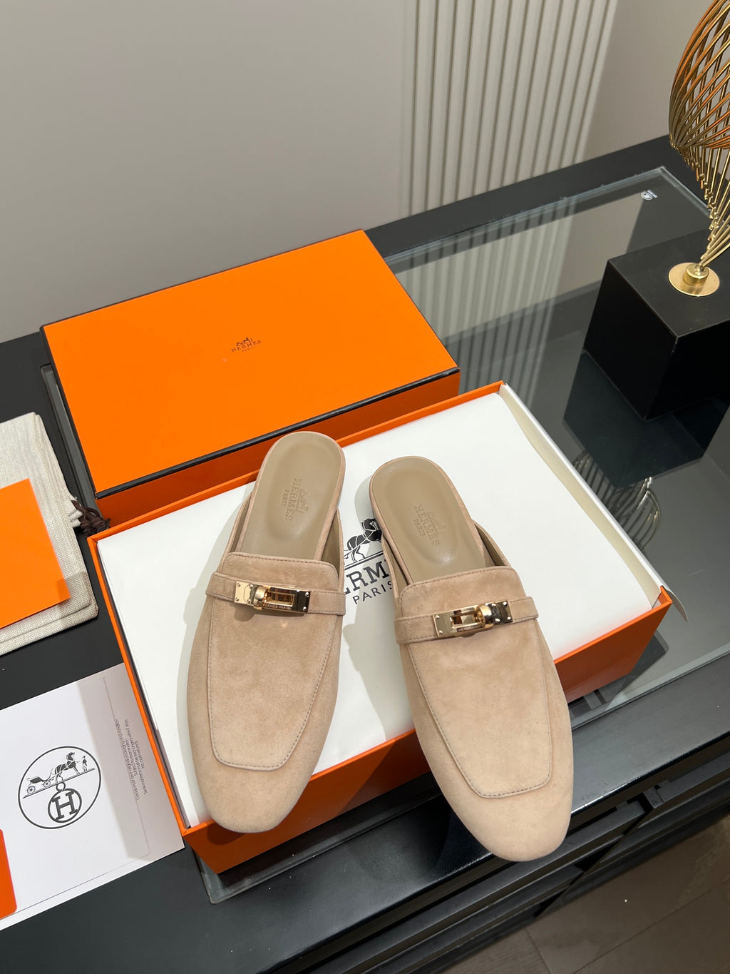 Beige Sable Oz Mule