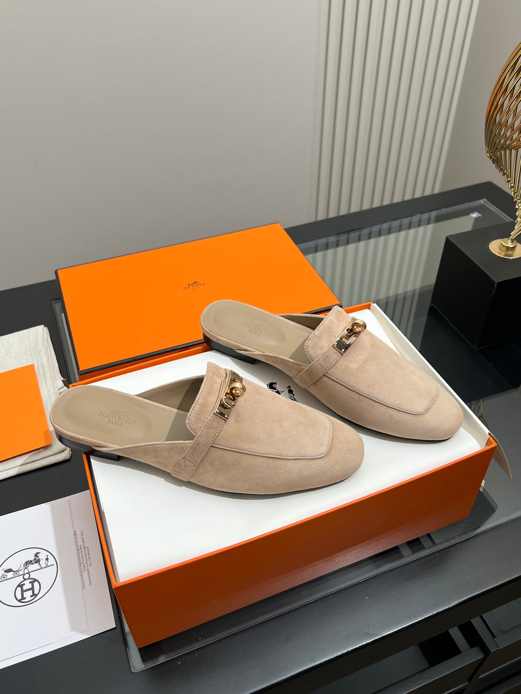 Beige Sable Oz Mule