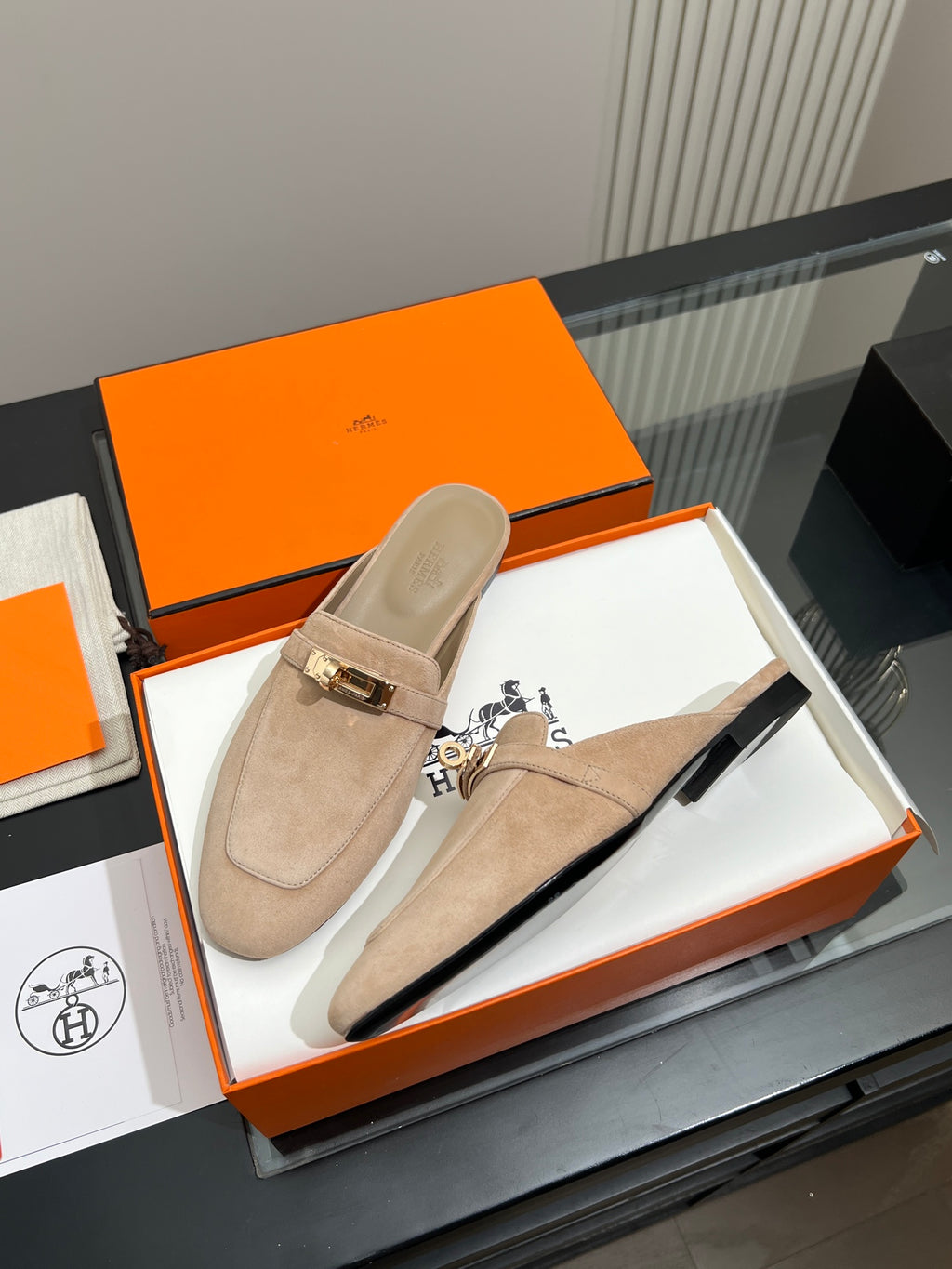 Beige Sable Oz Mule