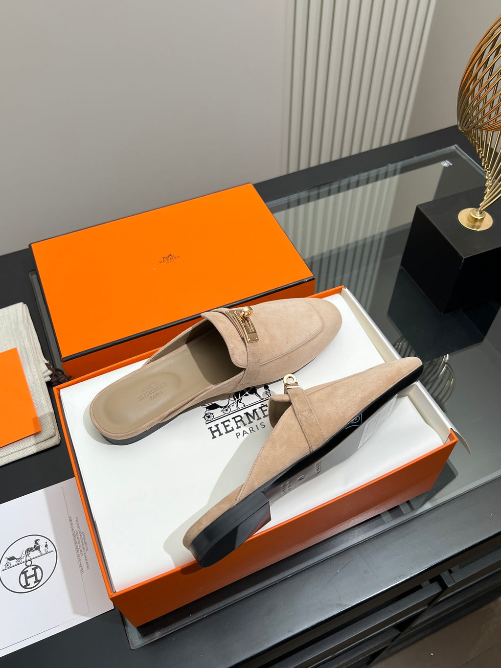 Beige Sable Oz Mule