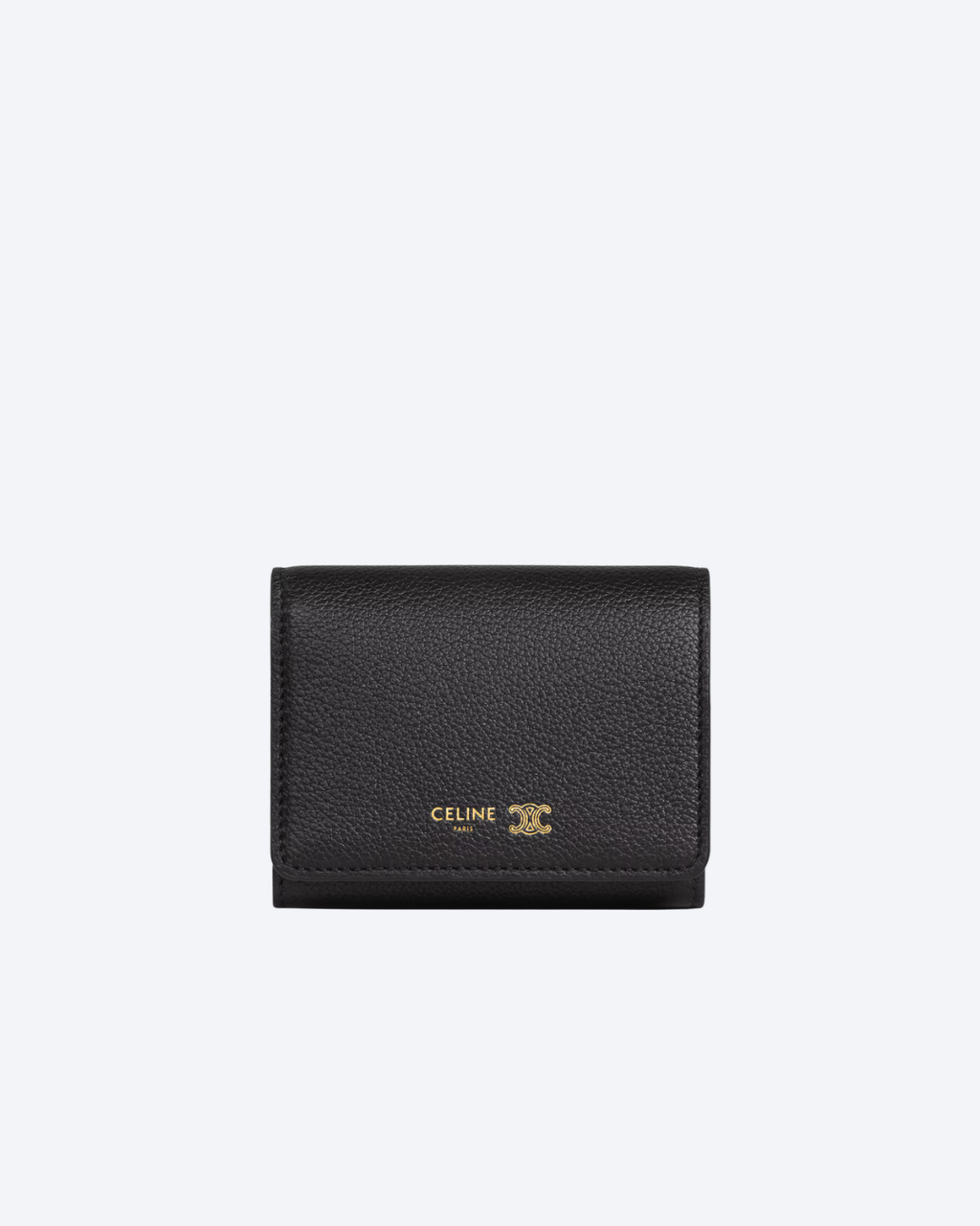 Black / Ultra Blue Fine Wallet Triomphe Stamp