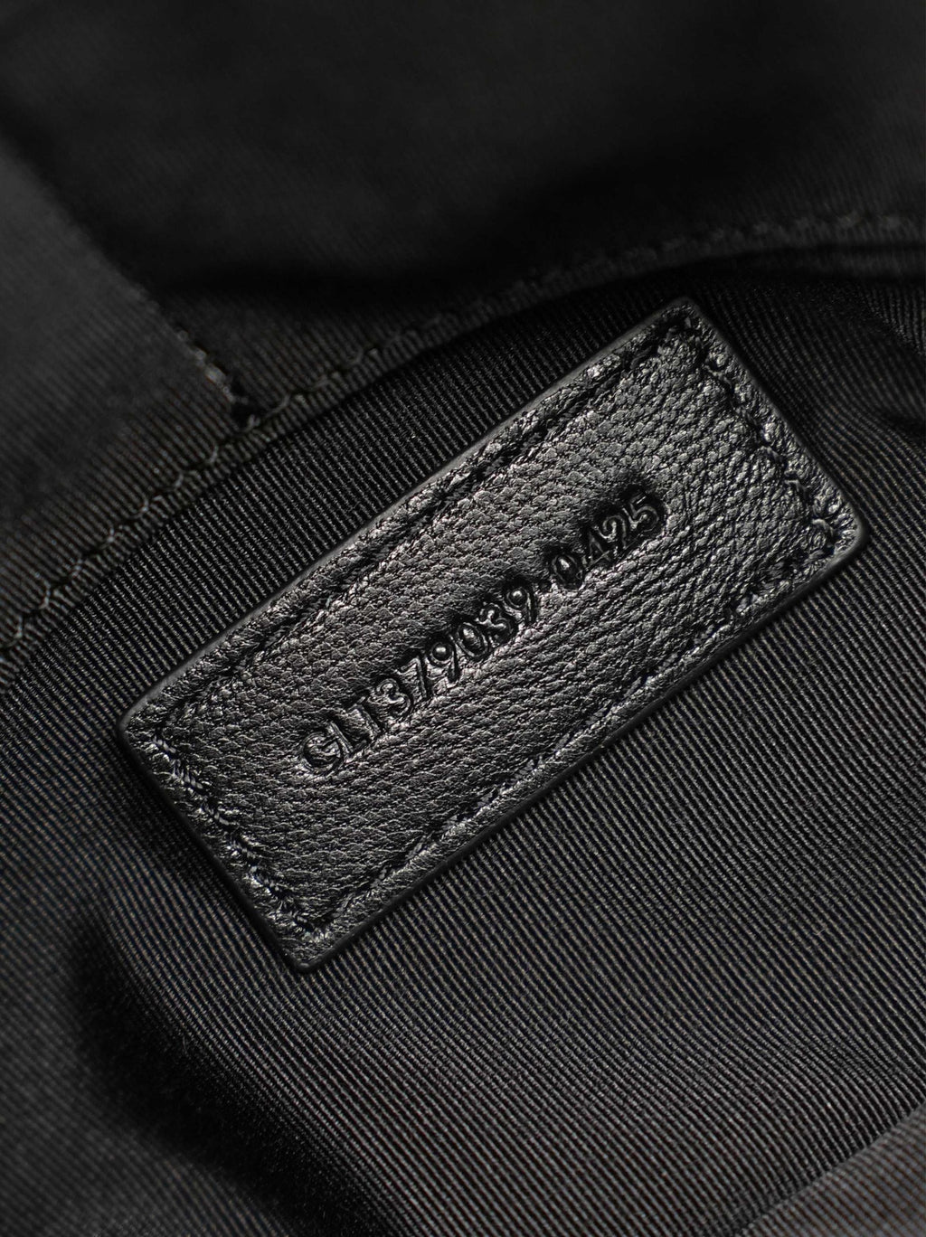 Black Cassandre Matelassé A5 Pouch In Leather