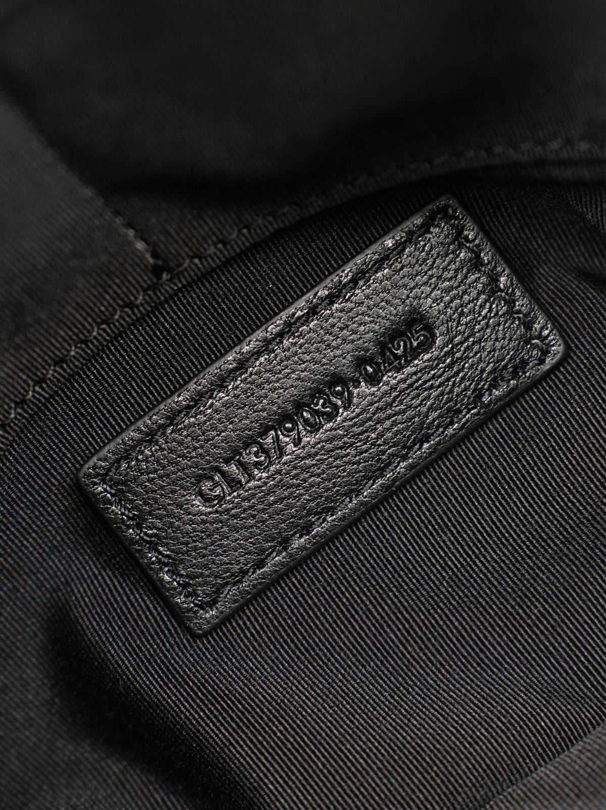 Black Cassandre Matelassé A5 Pouch In Leather