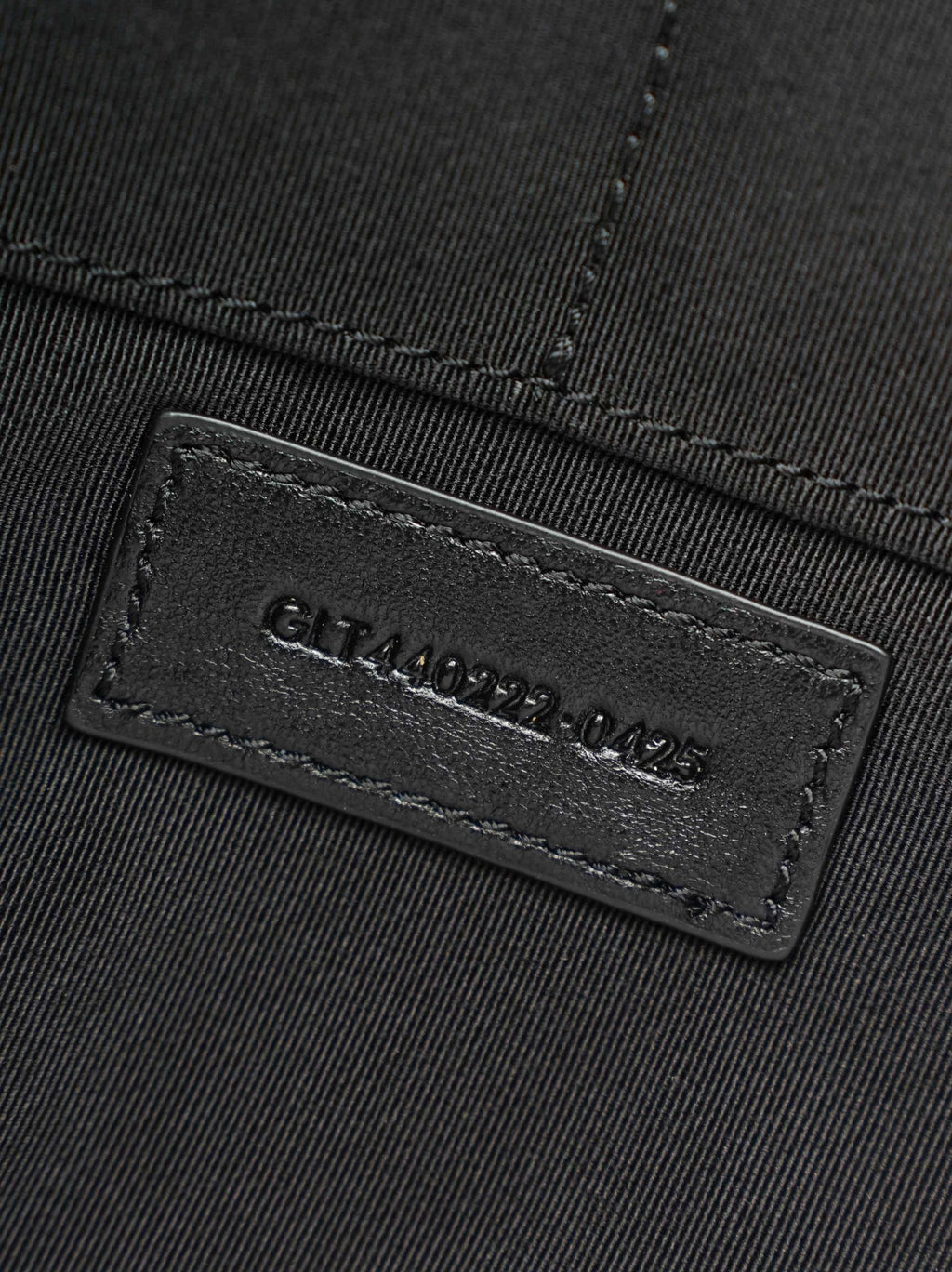 Black Cassandre Matelassé Document Holder In Leather