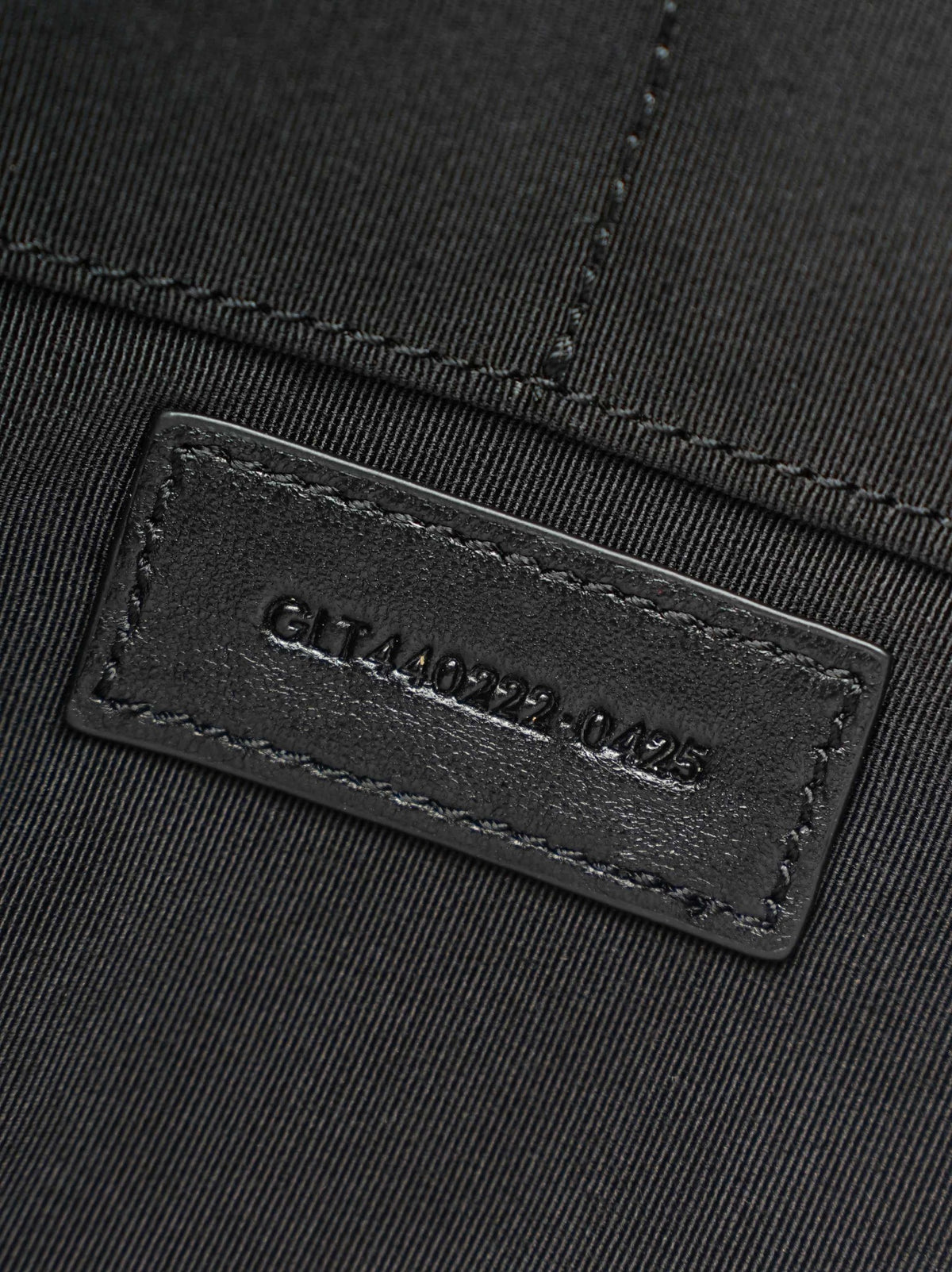 Black Cassandre Matelassé Document Holder In Leather