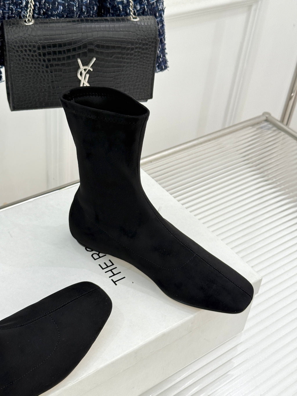 Black Cindy Stretch Boot
