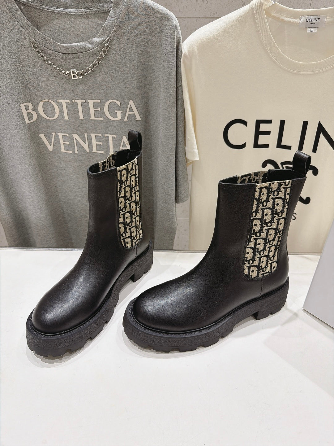 Black Dior Ride Chelsea Boot 3