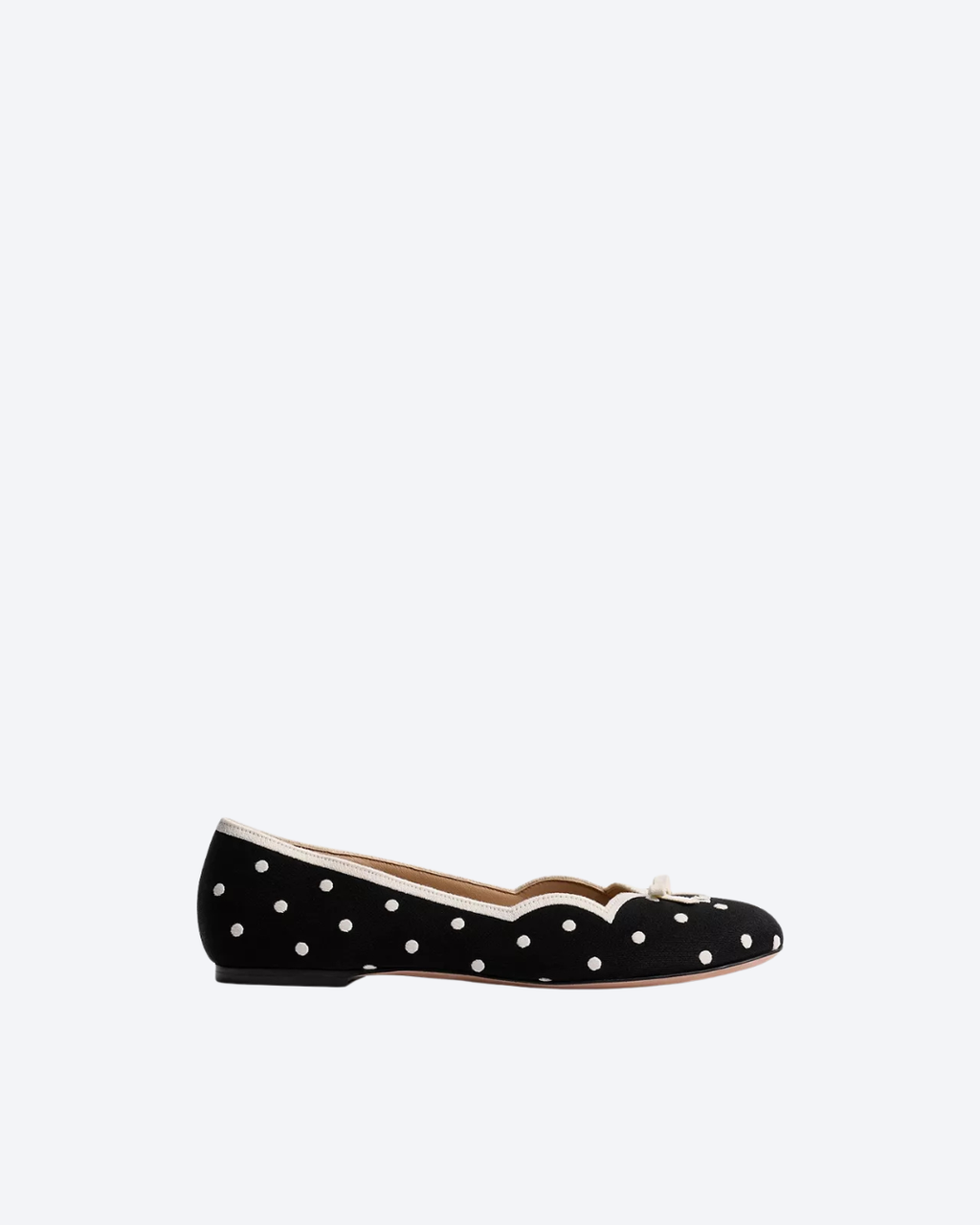 Black Dior Romance Ballet Flat