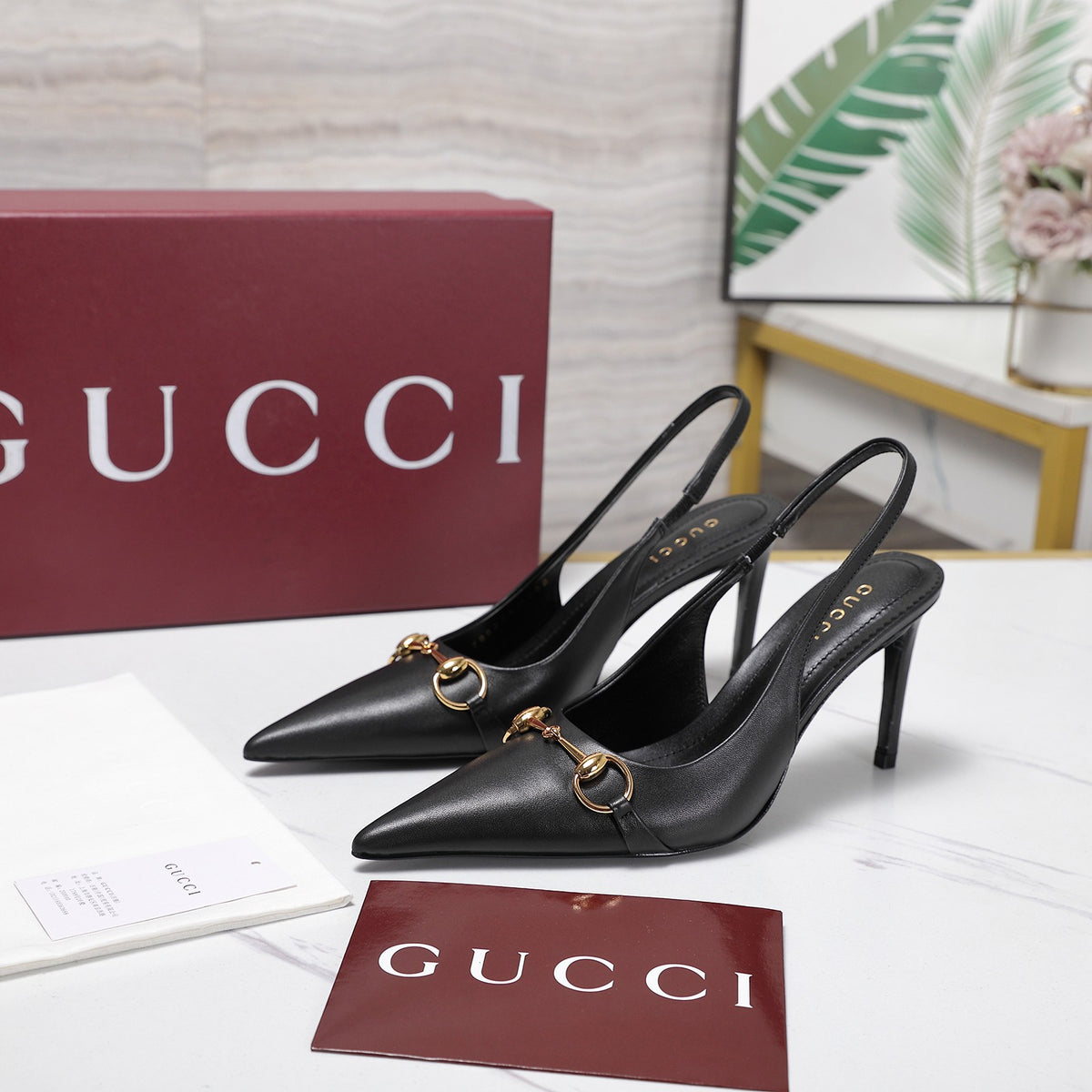 Black Women's Donna Slingback Pump