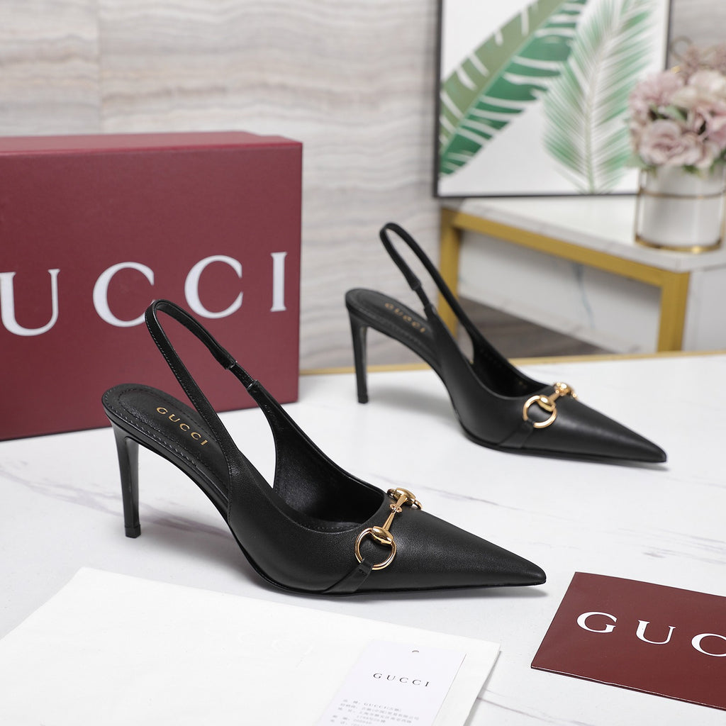 Black Women's Donna Slingback Pump