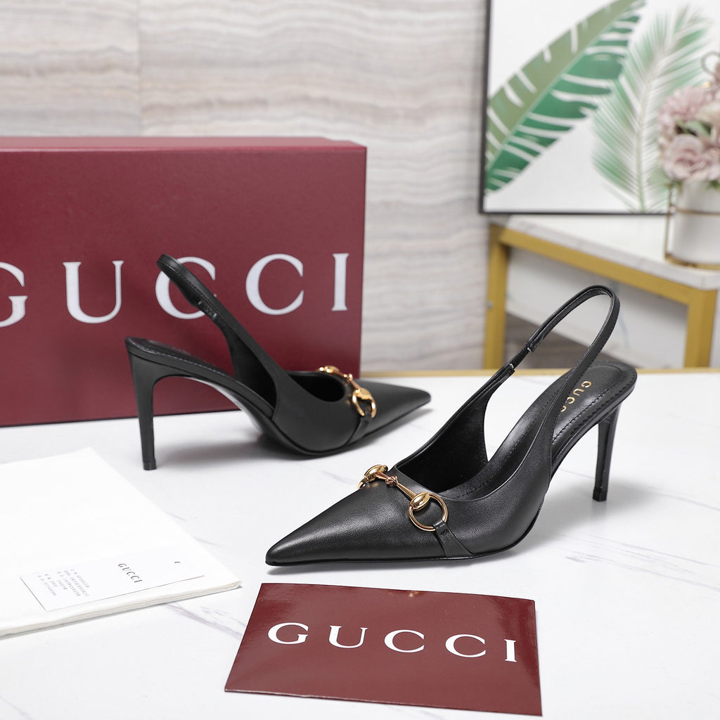 Black Women's Donna Slingback Pump
