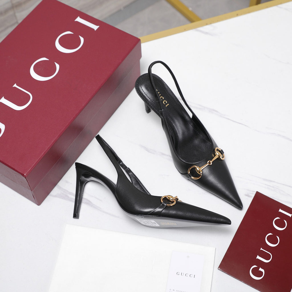 Black Women's Donna Slingback Pump