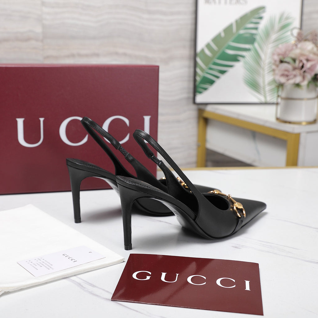 Black Women's Donna Slingback Pump