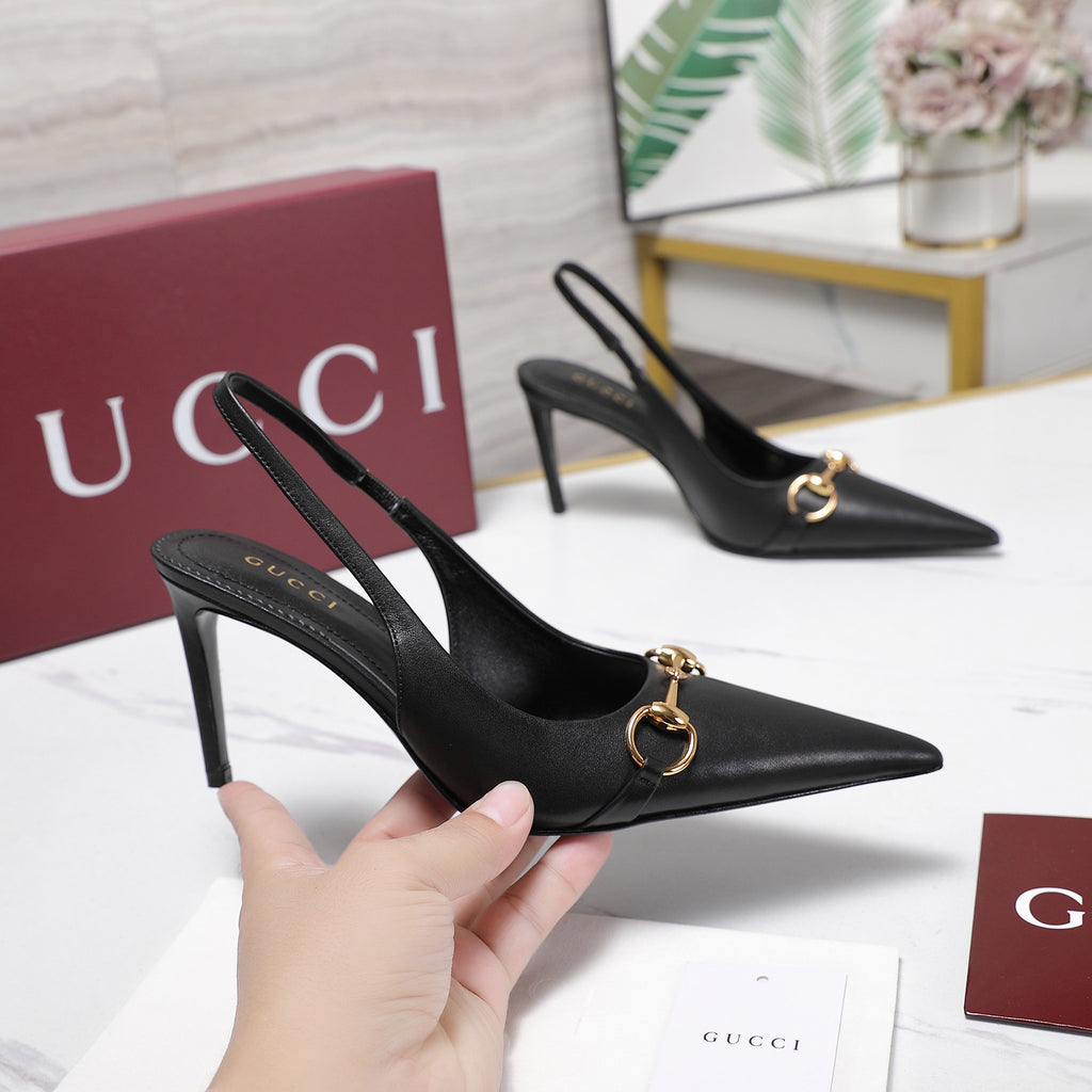 Black Women's Donna Slingback Pump