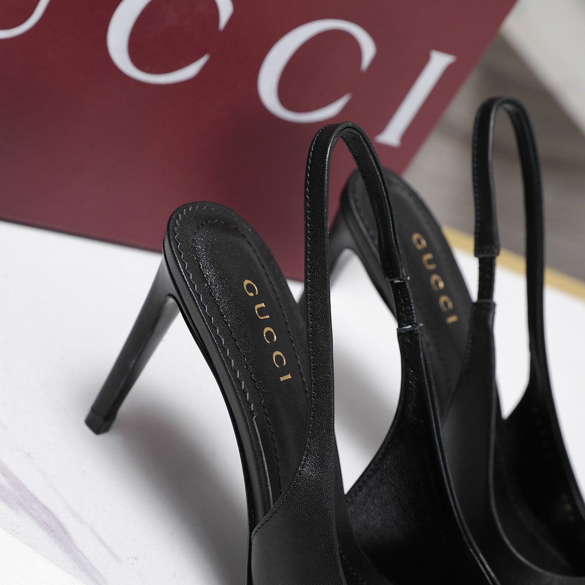 Black Women's Donna Slingback Pump