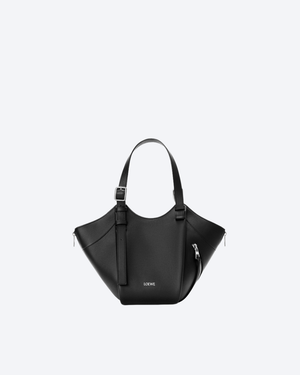Black Hammock Flip Bag In Leather