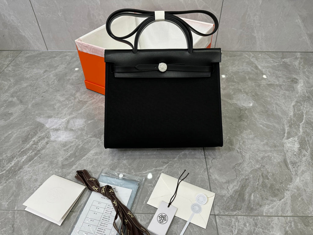 Black Herbag Zip 31 Bag